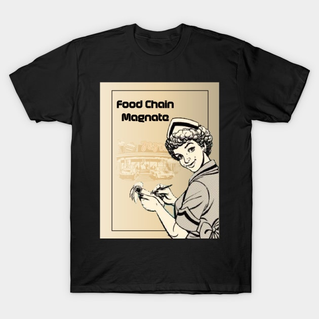 Food Chain Magnate - Board Games Design - Movie Poster Style - Board Game Art T-Shirt by MeepleDesign